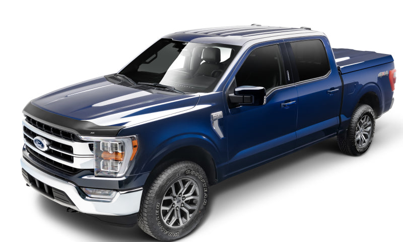 AVS 2021 Ford F-150 Aeroskin Low Profile Hood Shield - Matte Black