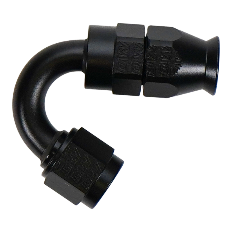 DeatschWerks DWK6-02-0879-B 6AN Female Flare Swivel 150-Degree PTFE Hose End