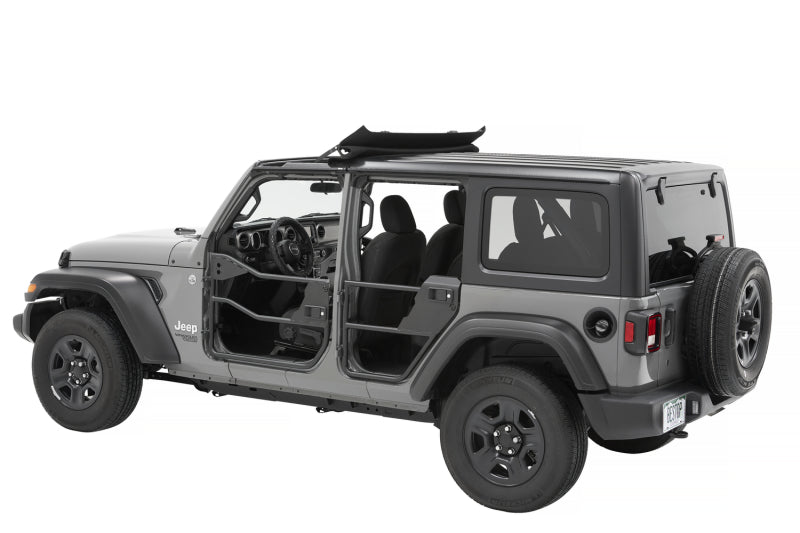 Bestop 20-26 Jeep Gladiator / 18-26 Wrangler JL Rear Element Doors in Matte Black