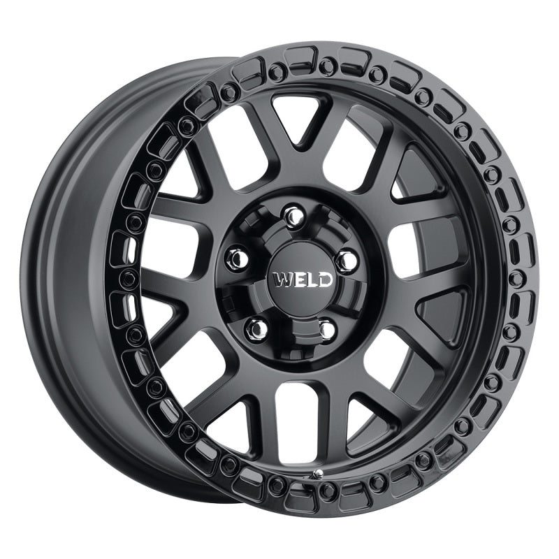 Weld W104 17X9.0 Cinch 5X114.3 5X127 ET-12 BS4.50 Satin Black Gloss Black 78.1