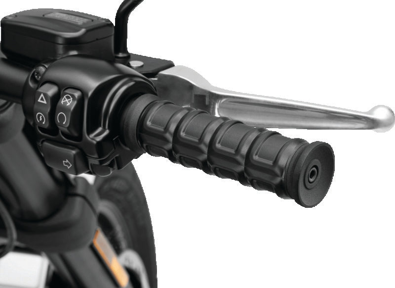 Kuryakyn Dillinger Throttle-By-Wire Grips, Black - Part Number 6675