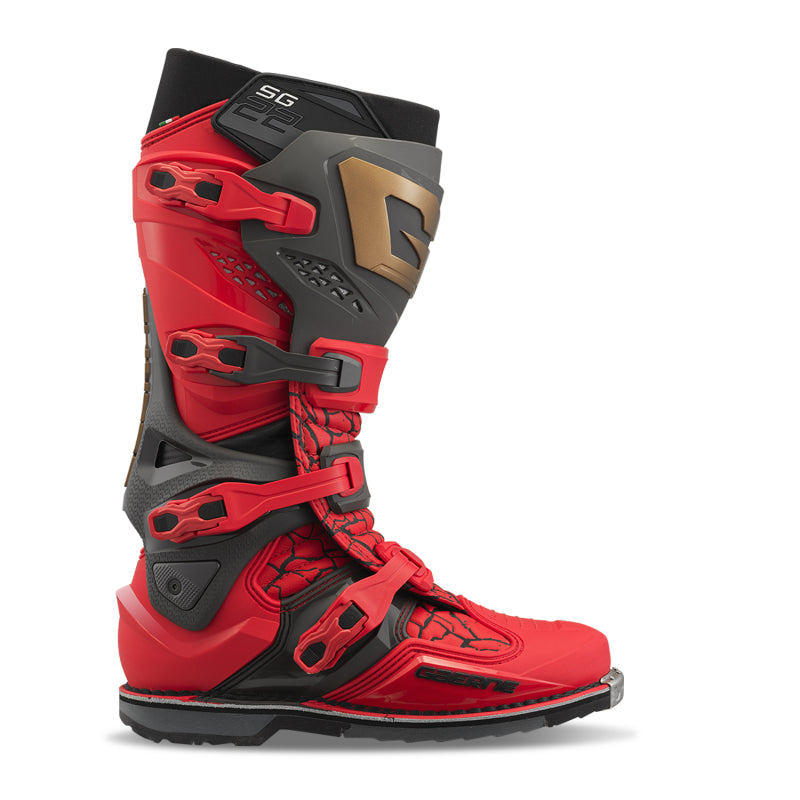 Gaerne GAR2262-015-12 SG22 Limited Edition MAGMA MJK LE Boot, Deep Black/Fiery Red, Size 12