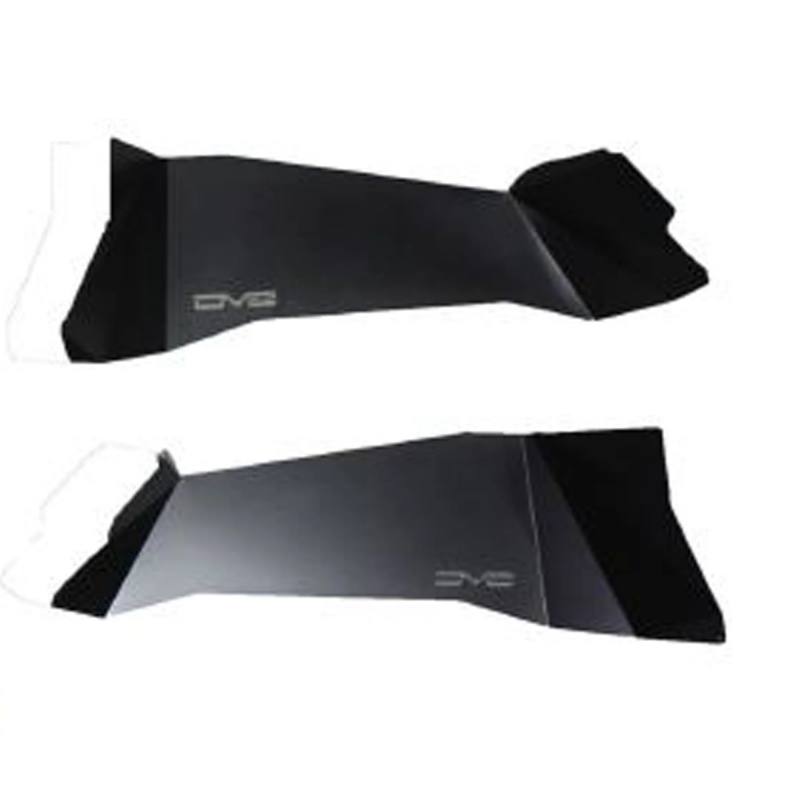 DV8 Offroad DVEINFEND-01RB Rear Aluminum Inner Fenders for 2007-2018 Jeep Wrangler JK/JKU, Black