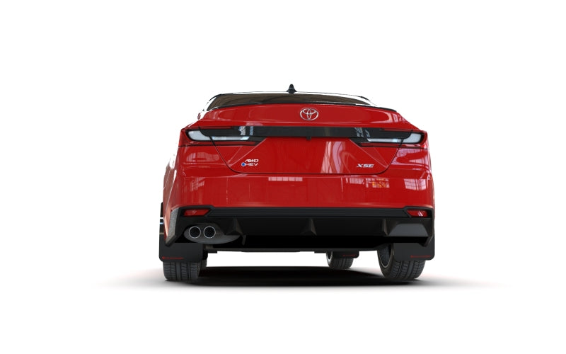 Rally Armor UR Series Mud Flap for 2025-2026 Toyota Camry - Black with Red Logo