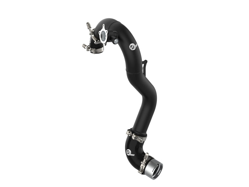 aFe POWER BladeRunner 3-Inch Aluminum Hot Charge Pipe, Black, Part Number 46-20578-B
