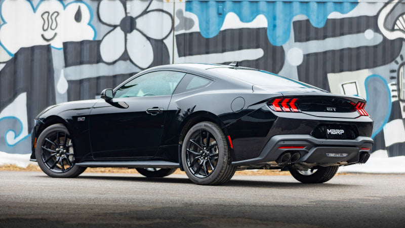 MBRP T5198BLK Armor BLK Quad Exhaust Tip Cover Kit for 2015–2024 Ford Mustang