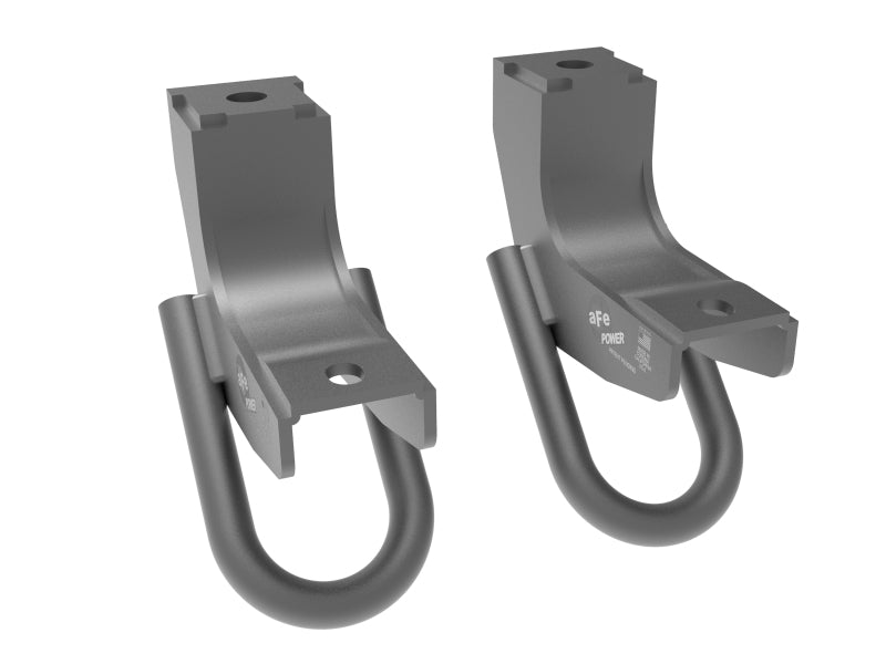 aFe POWER Front Tow Hooks Gray Toyota Tundra 2022-2026, Part Number 450-72T001-G