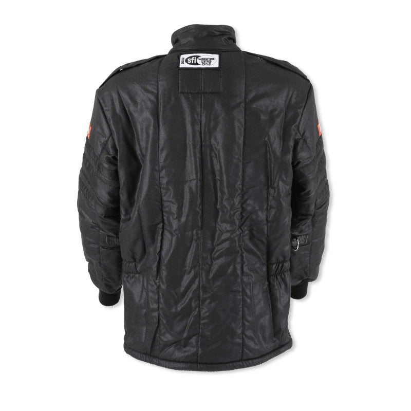 RaceQuip SFI-20 Racing Driver’s Fire Suit Jacket, Black, X-Large - Part RQP91930069RQP