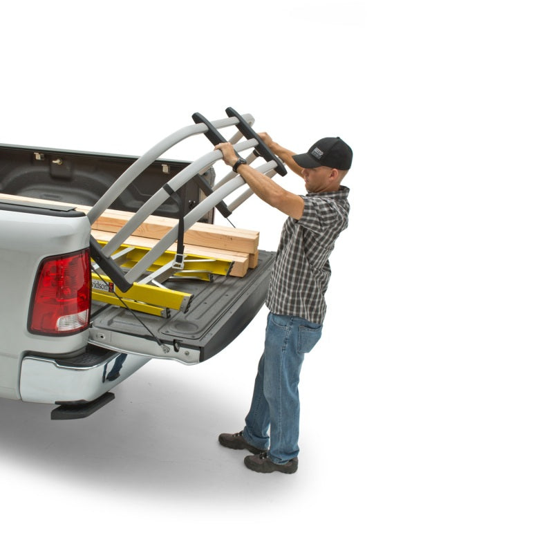 AMP Research BedXtender HD Max Silver for 1999-2023 Ford F-250 and F-350 Super Duty, Part Number 74814-00A