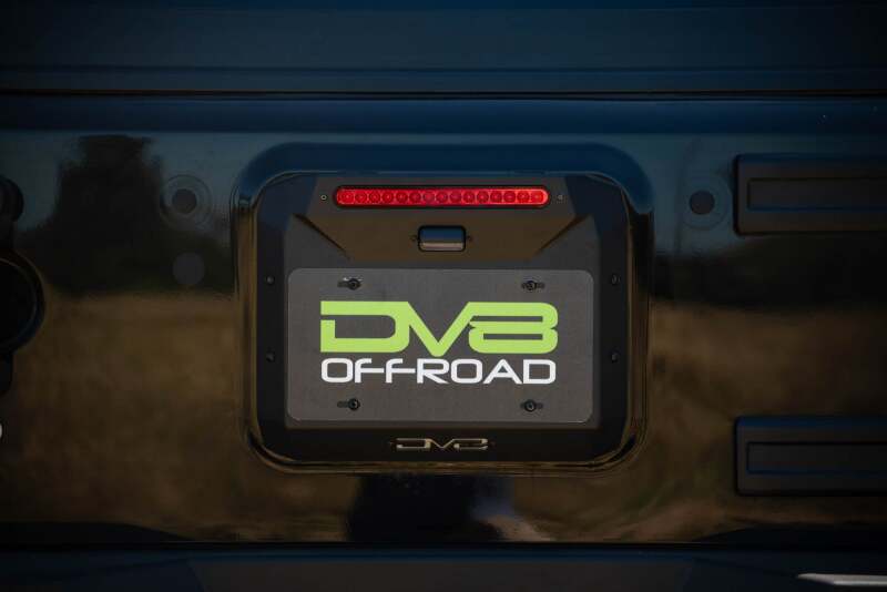 DV8 Offroad Spare Tire Delete for 2007-2018 Jeep Wrangler JK and JKU, Part Number DVE-TSJK-01