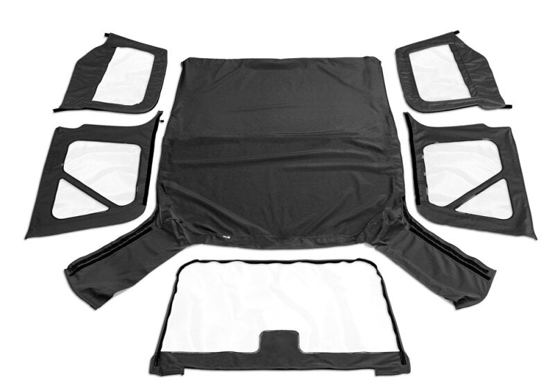 Rampage RAM99735 OEM Replacement Soft Top for 1997–2006 Jeep Wrangler TJ – Black Diamond