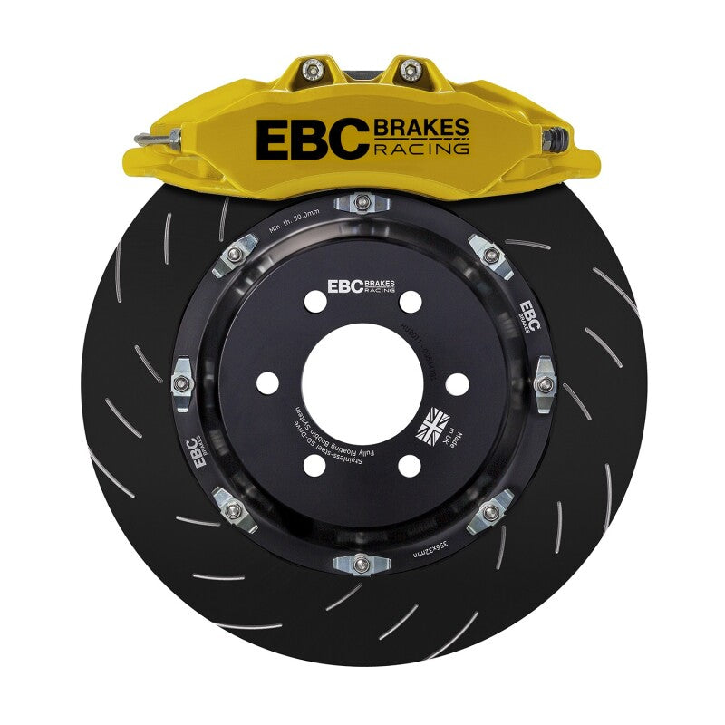 EBC Racing Apollo-6 Yellow Front Right Brake Caliper for 2017-2022 Honda Civic Type R (FK8) - BC6103YEL-R