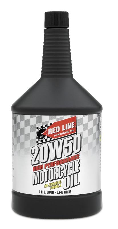 Red Line RED42504 20W50 Motorcycle Oil - Quart