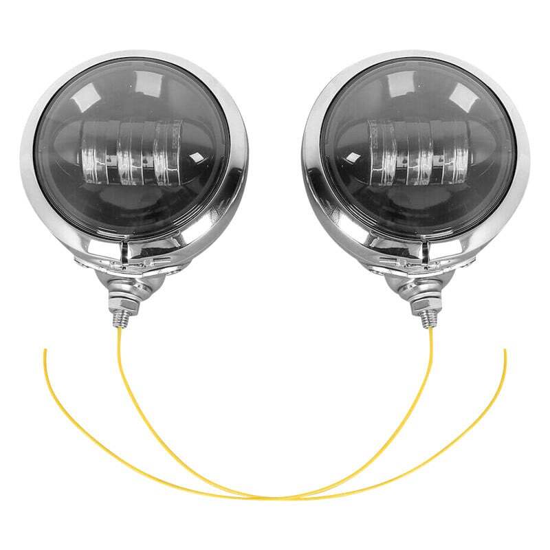 Letric Lighting 4.5-Inch Black Passing Lamps, Part Number letLLC-PL-BC