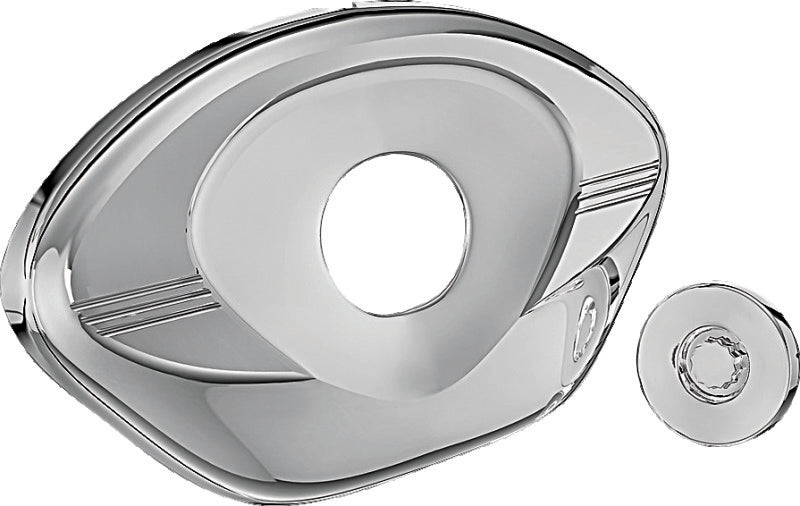 Kuryakyn 3909 Chrome Timing Chain Cover Set for Honda GL1800 Gold Wing, 2001–2017