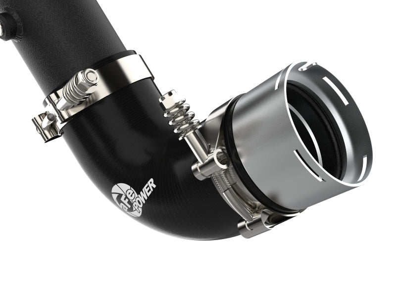 aFe POWER BladeRunner 3-Inch Aluminum Hot Charge Pipe, Black, Part Number 46-20578-B