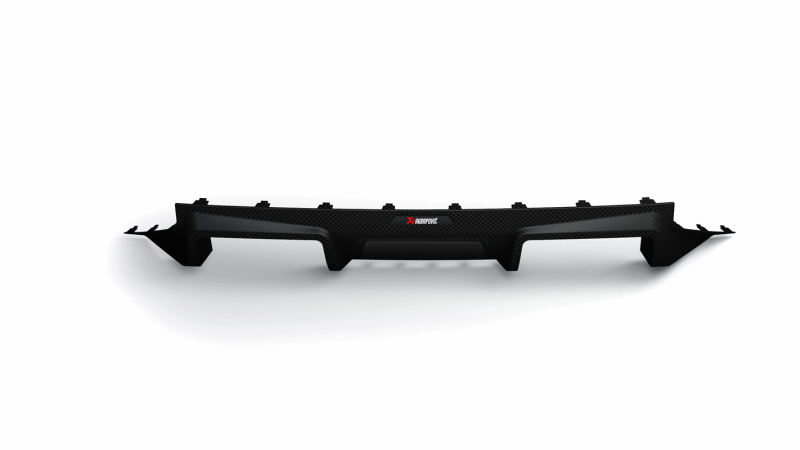 Akrapovic Rear Carbon Fiber Diffuser for 2023 BMW M2 (G87) - Matte, akrDI-BM/CA/10/M