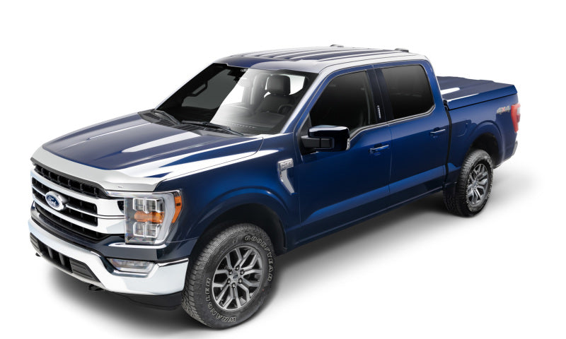 AVS 2021 Ford F-150 Aeroskin Low Profile Hood Shield - Chrome