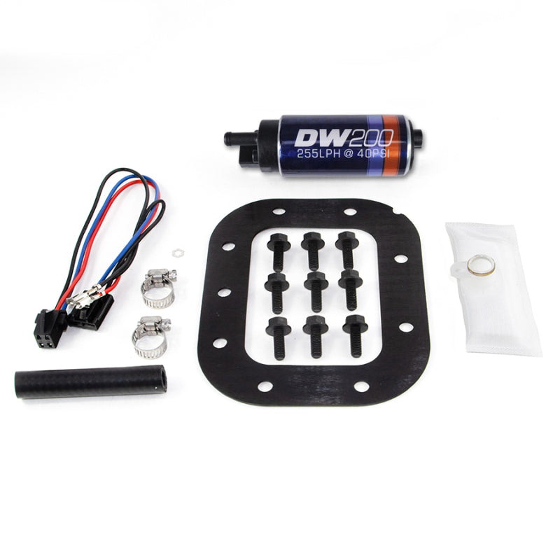DeatschWerks DWK9-201-1029 DW200 255 LPH In-Tank Fuel Pump with Install Kit for 1990-1996 Chevrolet Corvette 5.7L