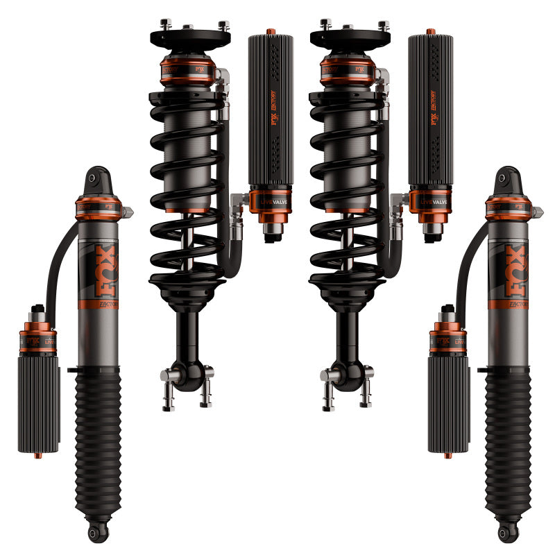 FOX Factory Race Live Valve Front Coilovers for 2021–2022 Ford F-150 SuperCrew, 2–2.5-Inch Lift — Part Number FOX883-06-262
