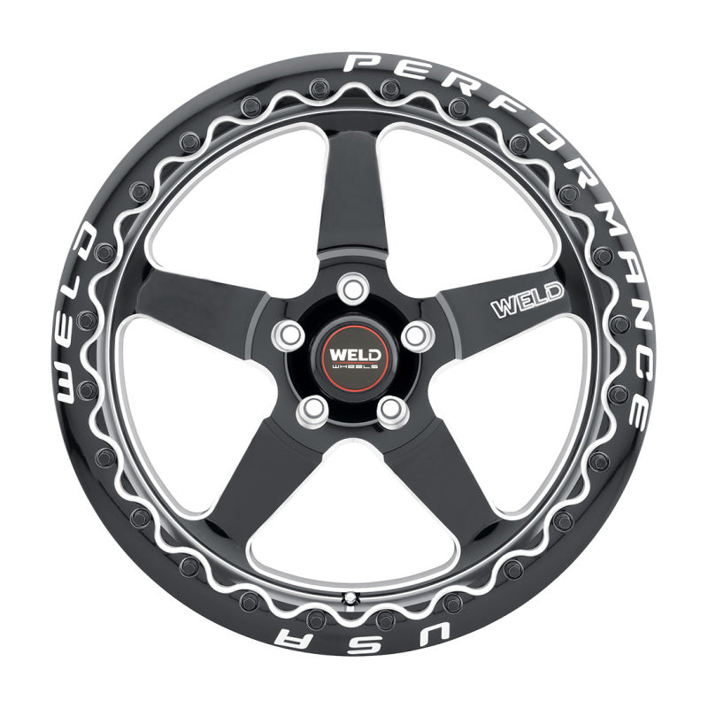 Weld S904 20x10.5 Ventura Bead Lock 5x120 ET38 BS7.15 Gloss BLK MIL DIA 78.1