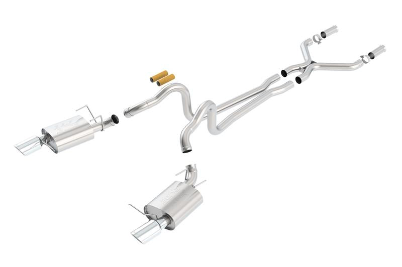 Borla 140516 ATAK Cat-Back Exhaust System for 2013-2014 Ford Mustang GT and 2013 Boss 302 5.0L V8