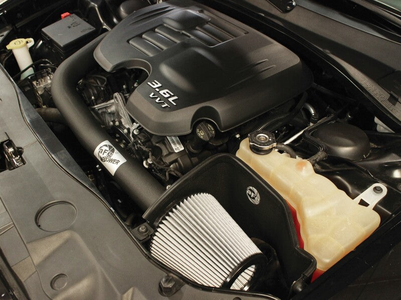 aFe Magnum FORCE Stage-2 Pro DRY S Cold Air Intake System, Part Number 51-12152-B, for Dodge Challenger, Charger and Chrysler 300 3.6L V6