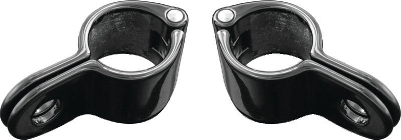 Kuryakyn Magnum Quick Clamps 1-Inch Gloss Black Pair - Part Number 7481