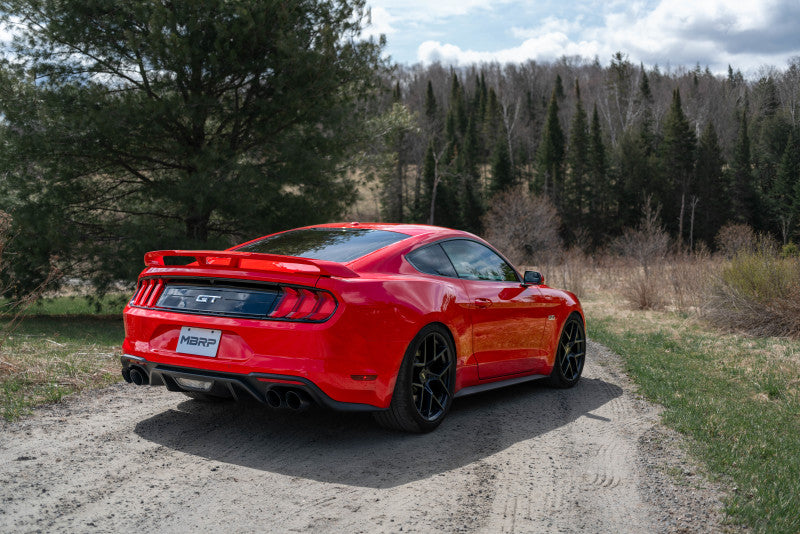 MBRP Armor BLK Axle-Back Exhaust System mbrpS7211BLK for 2018–2022 Ford Mustang GT