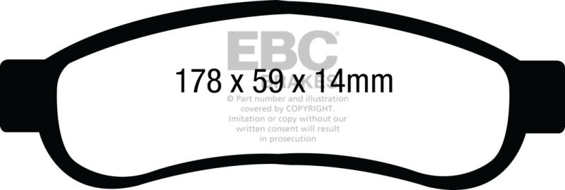 EBC Yellowstuff Brake Pad Sets