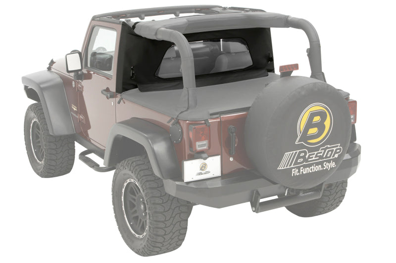 Bestop Wrap-Around Windjammer for Jeep Wrangler TJ 2003-2006 — Black Diamond