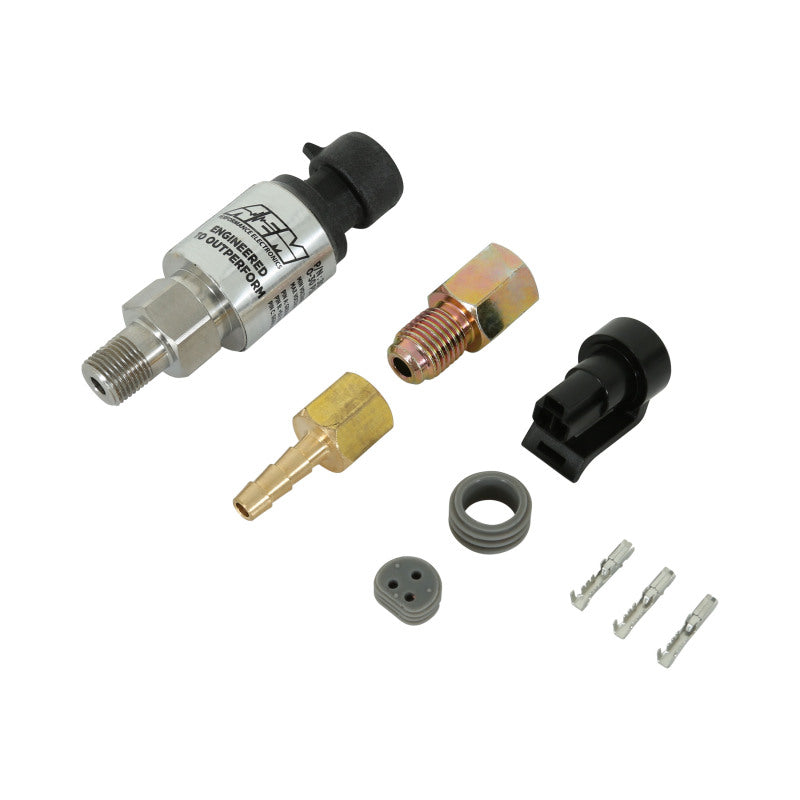 AEM 30 PSIa (2 Bar) MAP Sensor Kit, Stainless Steel, Part Number AEM30-2130-30