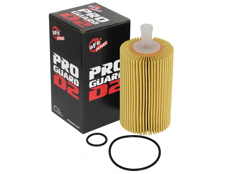 aFe Pro GUARD D2 Oil Filter 07-17 Toyota Tundra and Sequoia V8 4.6L/5.7L, Lexus LX570 and Toyota Land Cruiser - Part Number afe44-LF015-MB, 4-Pack