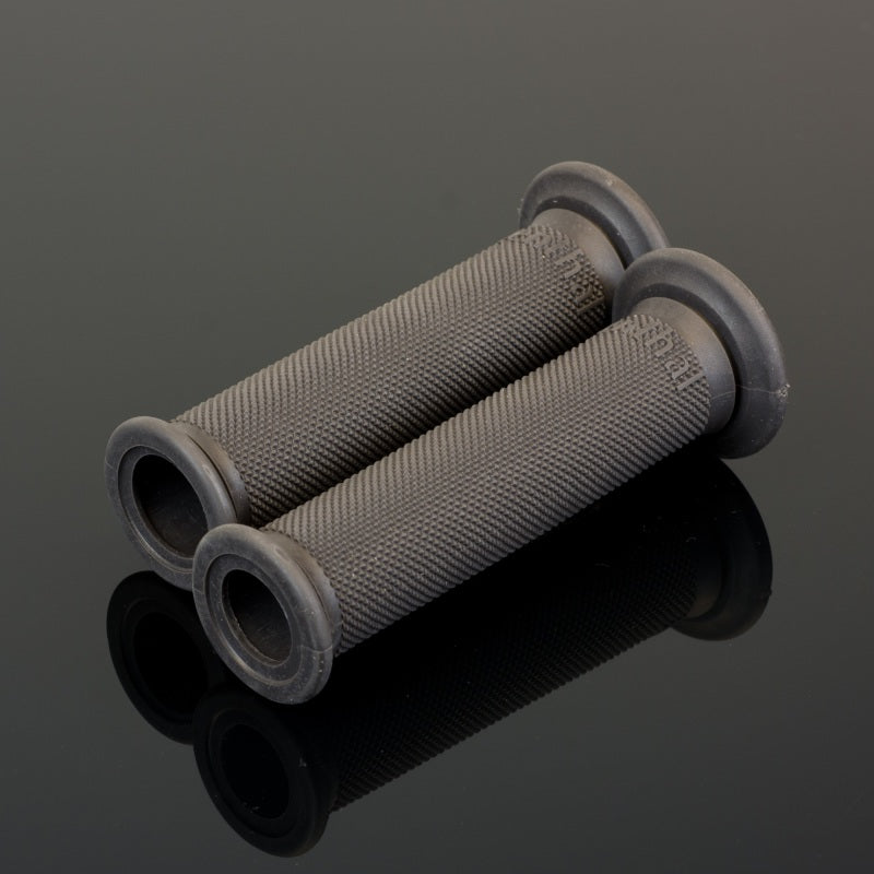 Renthal Road Race Firm Short Diamond Motorcycle Grips, Charcoal - G149
