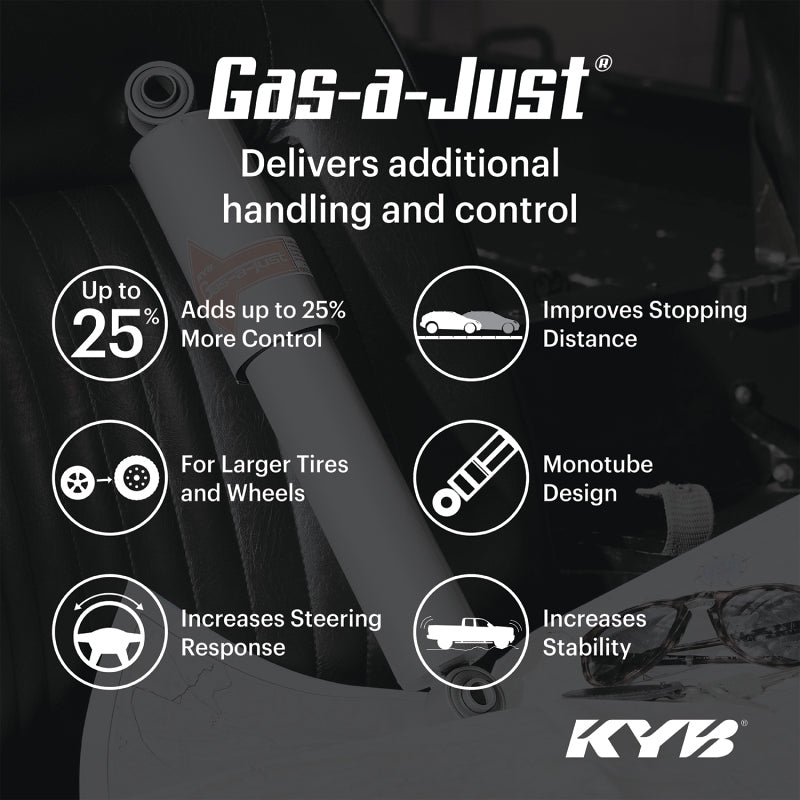 KYB Shocks & Struts Gas-A-Just Rear INFINITI QX4 (2WD) 2001-03 INFINITI QX4 (4WD) 1999-03 NISSAN Pat