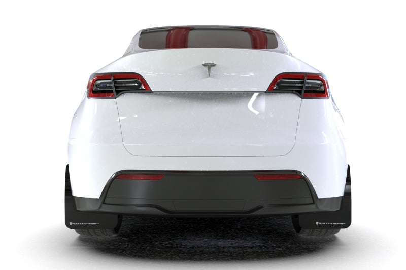 Rally Armor 20-21 Tesla Model Y UR Black Mud Flap w/ Red Logo