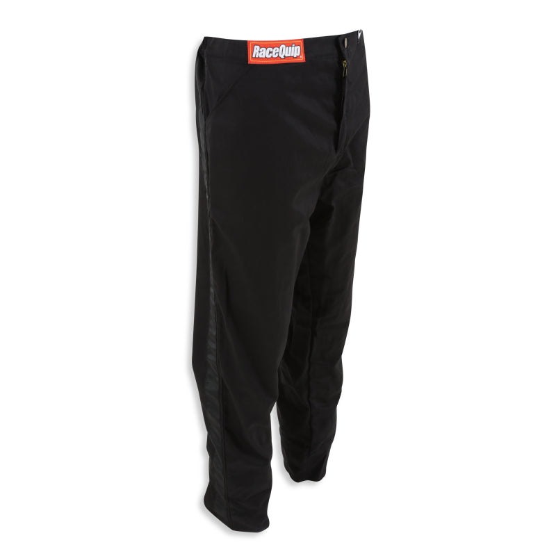 RaceQuip RQP112003RQP SFI-1 Single-Layer Race Pants, Black, Medium