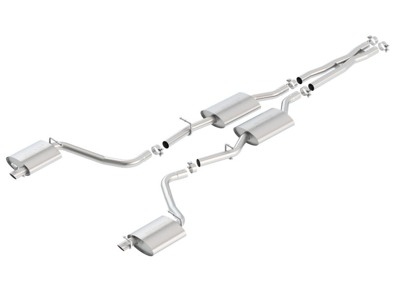 Borla 140649 S-Type Cat-Back Exhaust System for 2015-2023 Dodge Challenger 3.6L V6