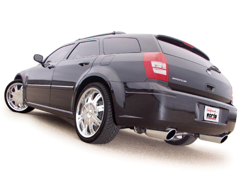 Borla 140125 S-Type Cat-Back Exhaust System for 2005-2010 Chrysler 300C, 2005-2008 Dodge Magnum RT, and 2006-2010 Dodge Charger RT 5.7L V8