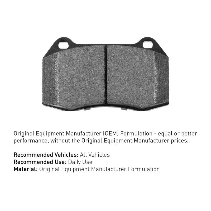 R1 Concepts OPTIMUM OEp Rear Brake Pads for Cadillac ATS and CTS (2013-2015) | Part Number RNC2552-1659-00