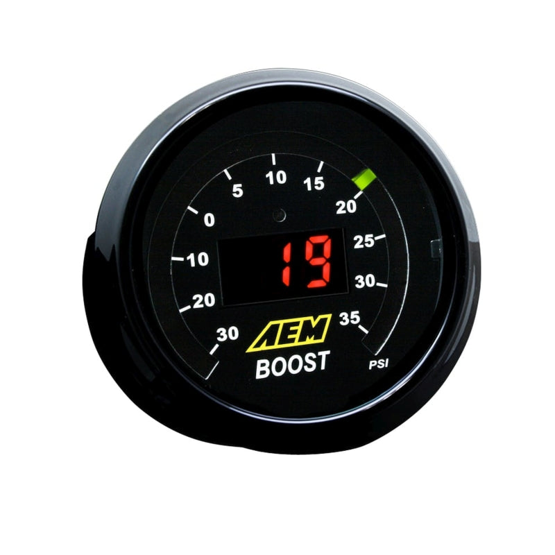 AEM 30-4406 52mm Digital Boost Gauge, -30 to 35 PSI