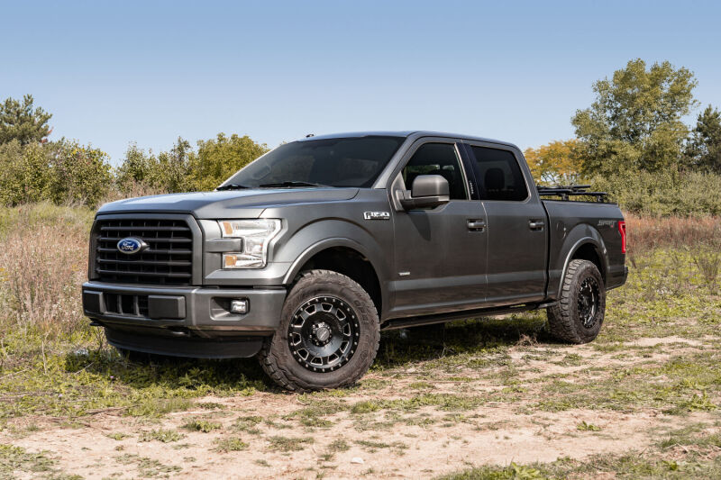 AMP Research BedStep2 Retractable Bed Side Step for 2015-2024 Ford F-150, Black - 75412-01A