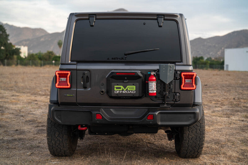 DV8 Offroad Tailgate Reinforcement Molle Panel for 2018-2025 Jeep Wrangler JL - dveTCJL-04
