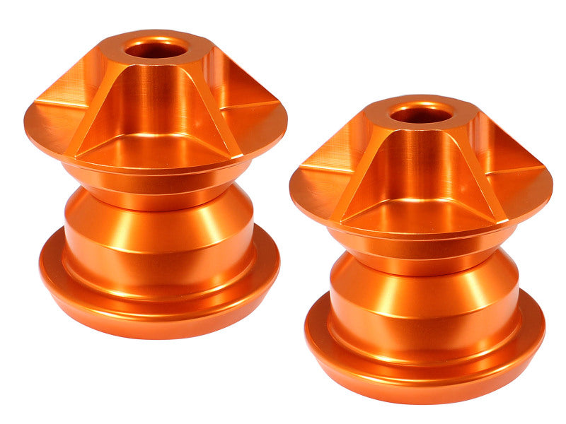 aFe Control PFADT Series Solid Rear Subframe Mount Set for 2010-2014 Chevrolet Camaro V6/V8 - Orange