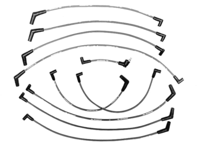 Ford Racing frpM-12259-C301 9mm Spark Plug Wire Set - Blue