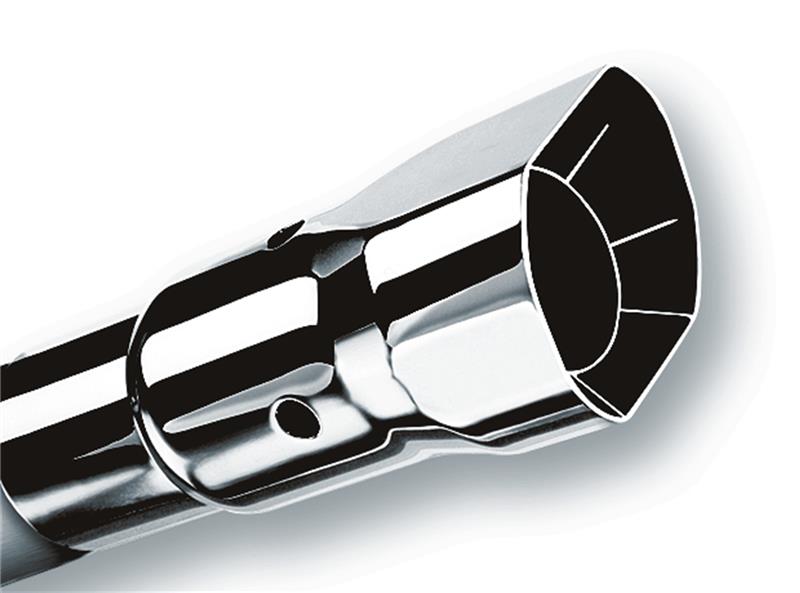 Borla 20132 Universal Polished T-304 Stainless Steel Square Exhaust Tip