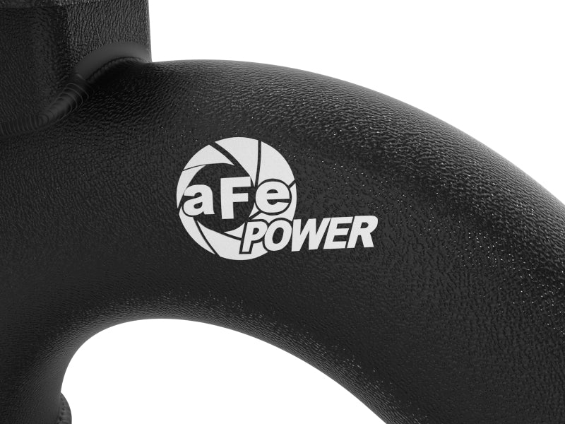 aFe BladeRunner Aluminum Hot and Cold Charge Pipe Kit, Black, 46-20504-B