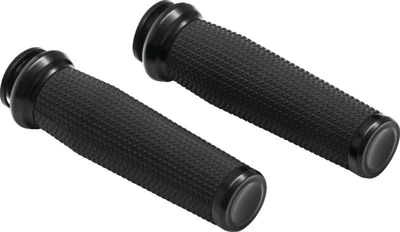 Kuryakyn Thresher Grips Black for 2018-Up Indian Models - Part Number 5961