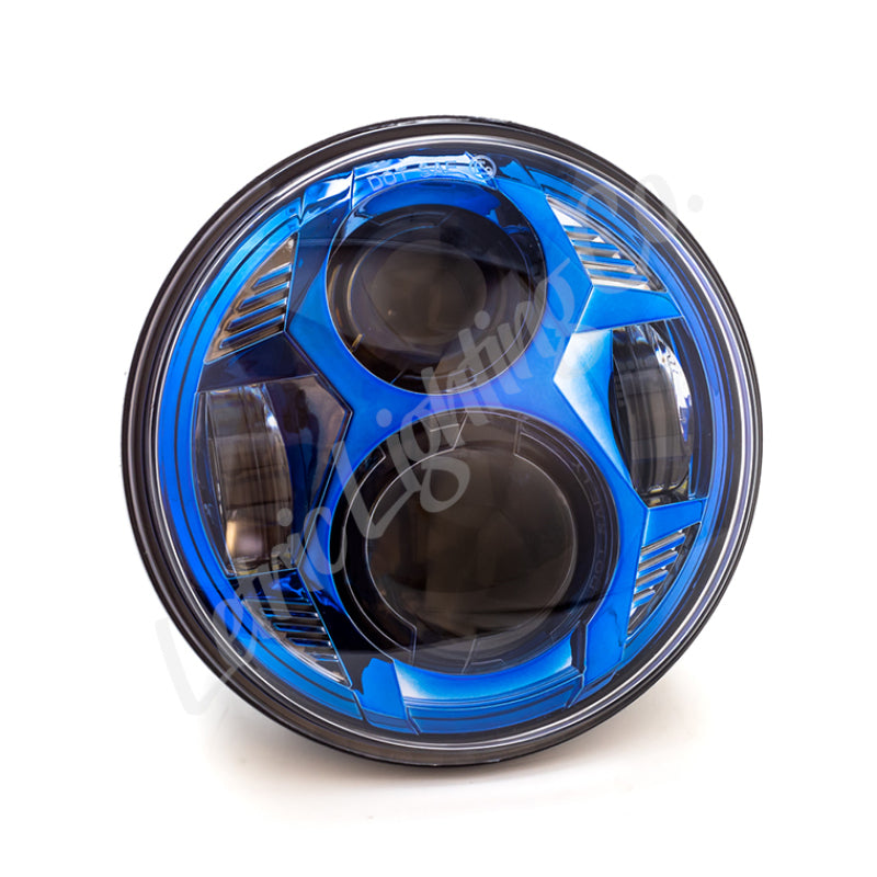Letric Lighting 5.75-Inch Blue LED Powersports Light, Part Number letLLC-CC-5B