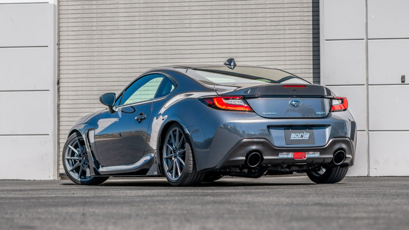 Borla 140910BC ATAK Cat-Back Exhaust System with Black Chrome Tips for 2022-2026 Subaru BRZ and Toyota GR86 2.4L